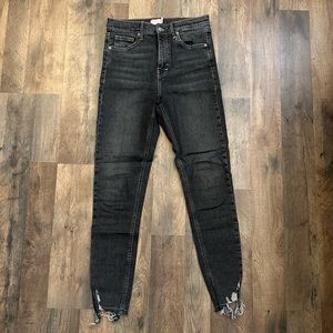Topshop Jamie Raw Hem Jeans